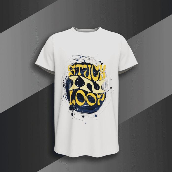 Unisex classic fit cotton t-shirt with bold graphic print, designed for everyday comfort and streetwear style – from Bold Munk.