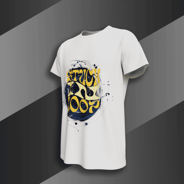Unisex classic fit cotton t-shirt with bold graphic print, designed for everyday comfort and streetwear style – from Bold Munk.